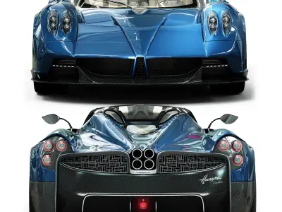 car pagani 3D model