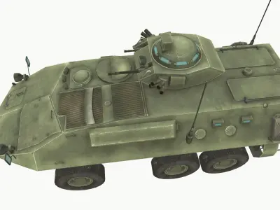 Grizzly CP Low-poly 3D model