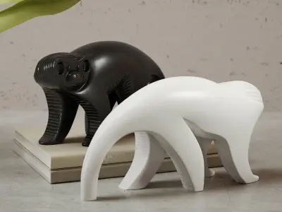 JONATHAN ADLER Ceramic Monkey 3D model