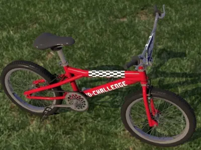 bicycle bmx bike 3D model