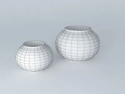 glass vase Free 3D model