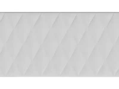 White Rhombus Mattress 3D model