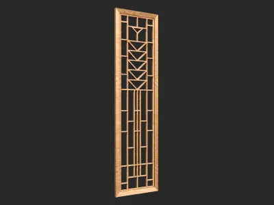 Decorative Door Element 3D model