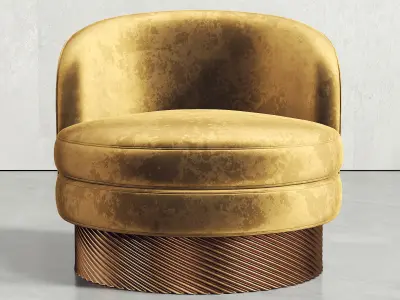 Club sofa chair 107 3D model