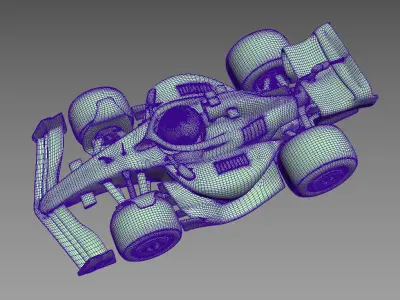 Alpine A522 F1 toystyle 3dprint 3D print model