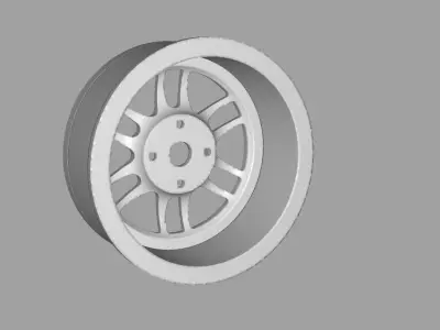 1-24 SCALE ENKEI RPF01 RIM  15 INCH  3D print model