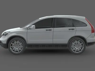 Honda CRV 2010 Low-poly 3D model