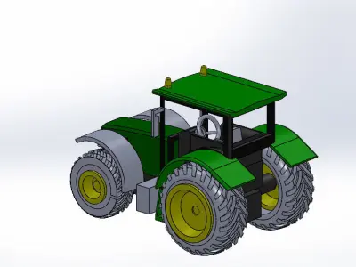 Jondere tractor 3D print model