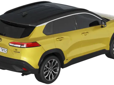 Toyota Corolla Cross Hybrid 2023 3D model