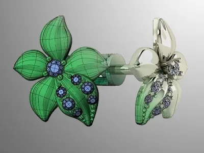 Earrings 32 3D print model
