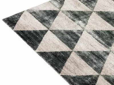 baxter FIFTIES TRIANGLE RUG 3D model