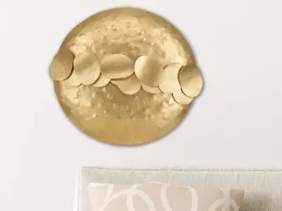 Metallic Disc I Wall Decor 3D model
