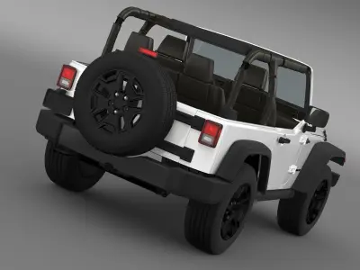 Jeep Wrangler Willys 2014 3D model