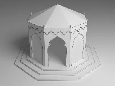 Indian Canopy 3D model