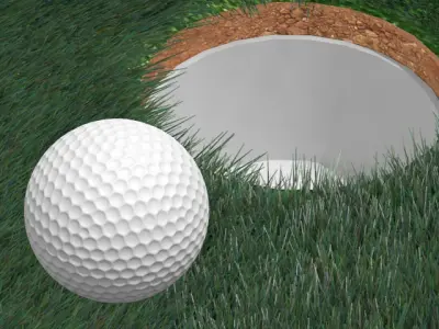 Golf ball 3D model