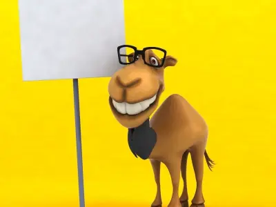 Fun camel 3D model