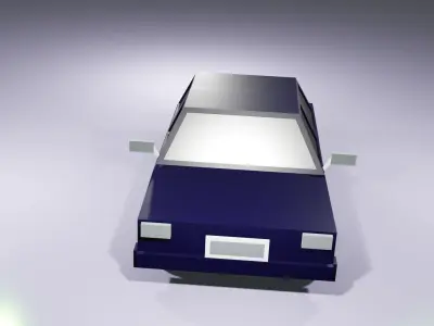 low poly car Low-poly 3D model from CGTrader - Low-poly