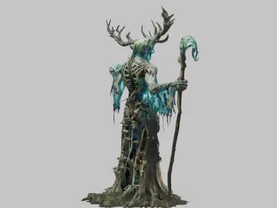 Forest Guardian 3D Model Low-poly 3D model buy