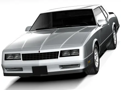 Chevrolet Monte Carlo 1986 3D model
