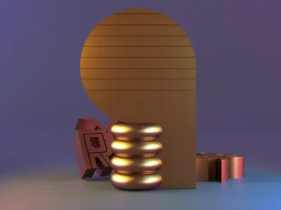 Modern Curve Decor 3D print model