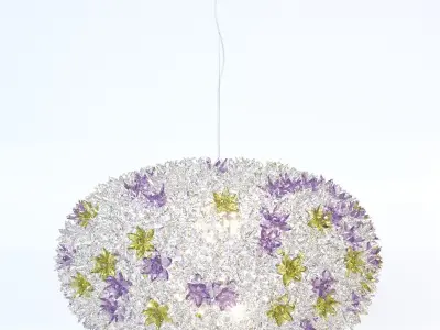 Kartell Bloom Pendant Light 3D model 3D model