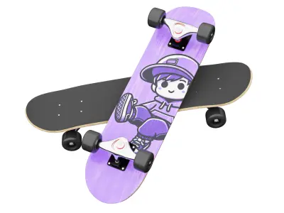 Skateboard 06 3D model