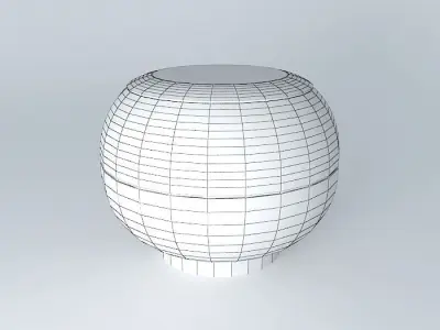 red bowl Chinese pot pot pot Free 3D model