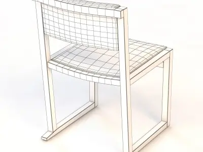 Emily Dining Chair 3D model