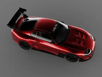 Toyota Supra MK4 Tuned 3D model by lutzrohlfing