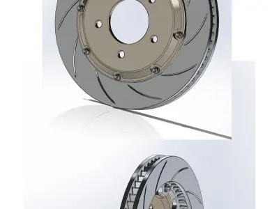 12 Models of disk brake 3D model