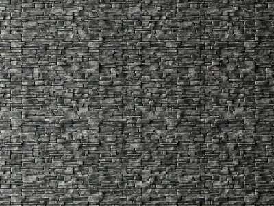 Wall clincer rock brick n3 3D model