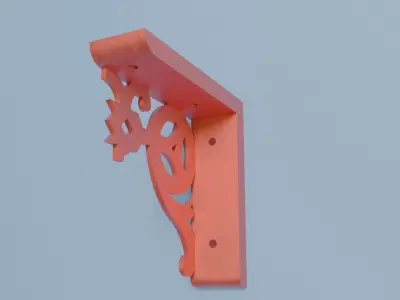 Shelf Bracket 13 3D print model