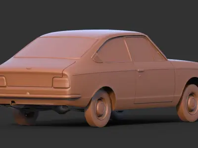 Toyota Corolla Sprinter 1969 3D print model
