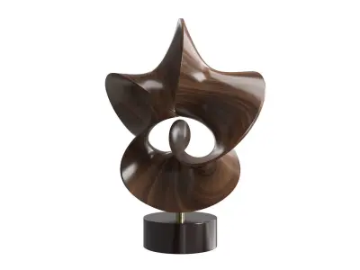Abstract sculpture by Robert Longhurst 3D model