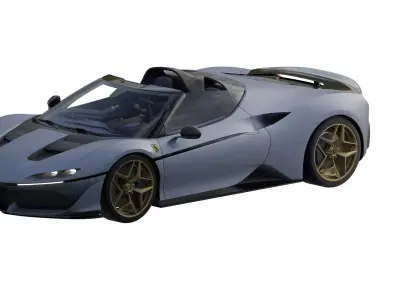 ferrari j50 3D model