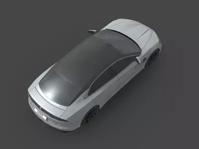 Low Poly Car - BYD Yangwang U7 Low-poly 3D model