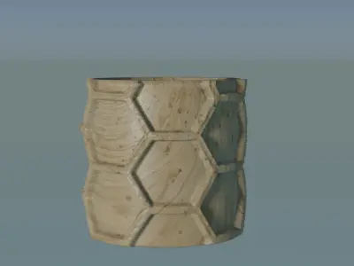 Vases hexagons 3D print model