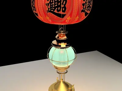 Chinese Red Lantern 3D model