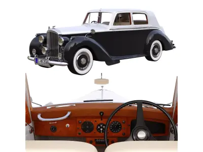 Bentley R Type 1953 3D model