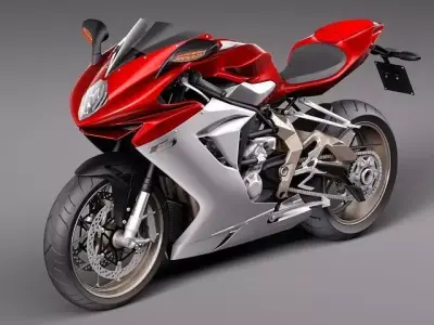 MV Agusta F3 2012 3D model