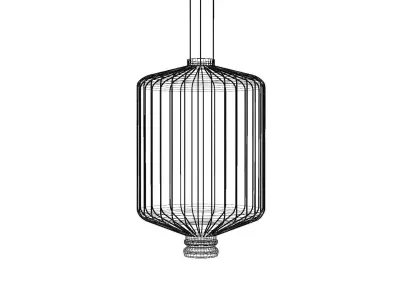 Chinese Hanging Lantern for Chinese New Year 2021 3D model