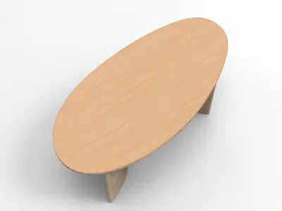 Ceva Side Table Low-poly 3D model