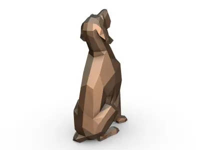 english setter 3D print model