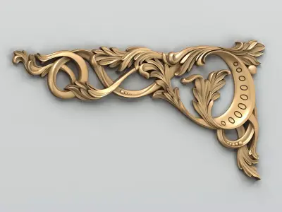 Corner decor 015 3D model