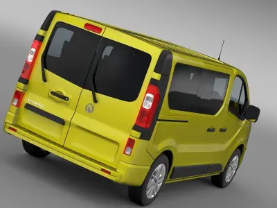 Vauxhall Vivaro 2017 3D model