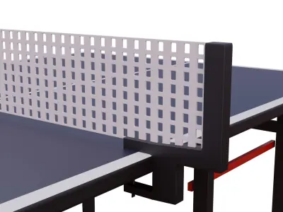 Ping Pong Table Low-poly 3D model