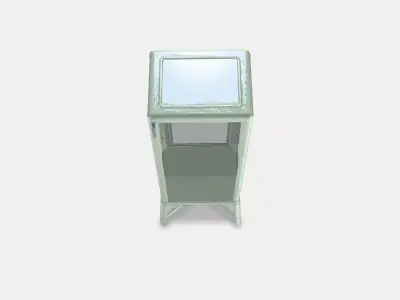 FABRIKOR Glass-door cabinet 3 Low-poly 3D model