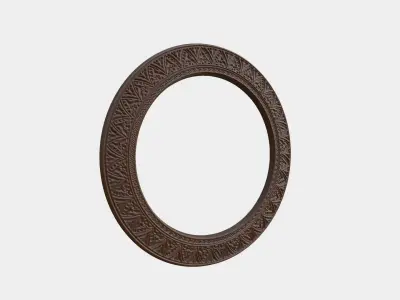 Frame Decor For Wood Carving 3D print model buy