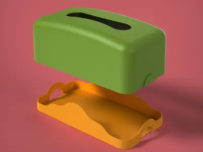 Tissue Box 3D print model
