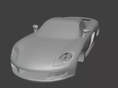 3D Printable RC Shell - Mid-Engine Supercar 1 3D print model